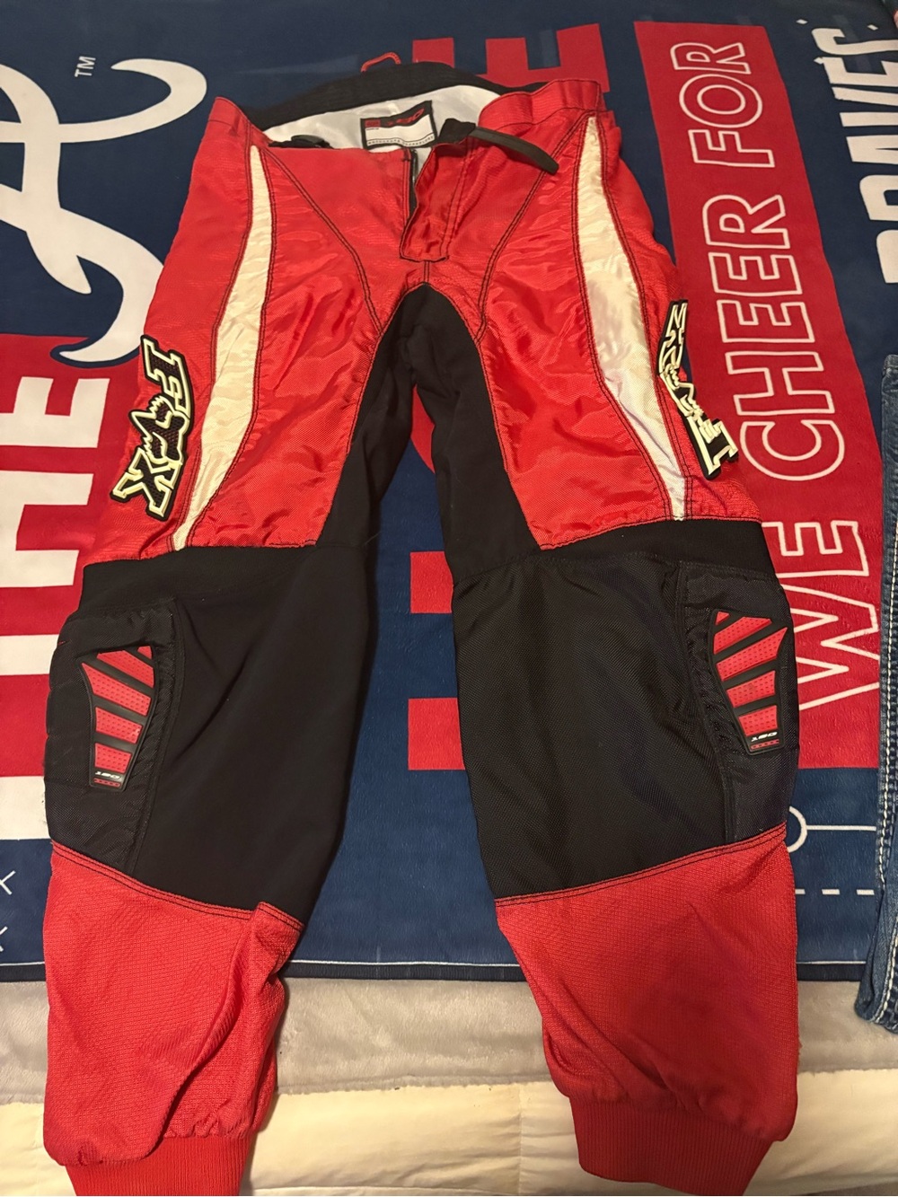 Fox Men's Red and Black Jogger Pants
